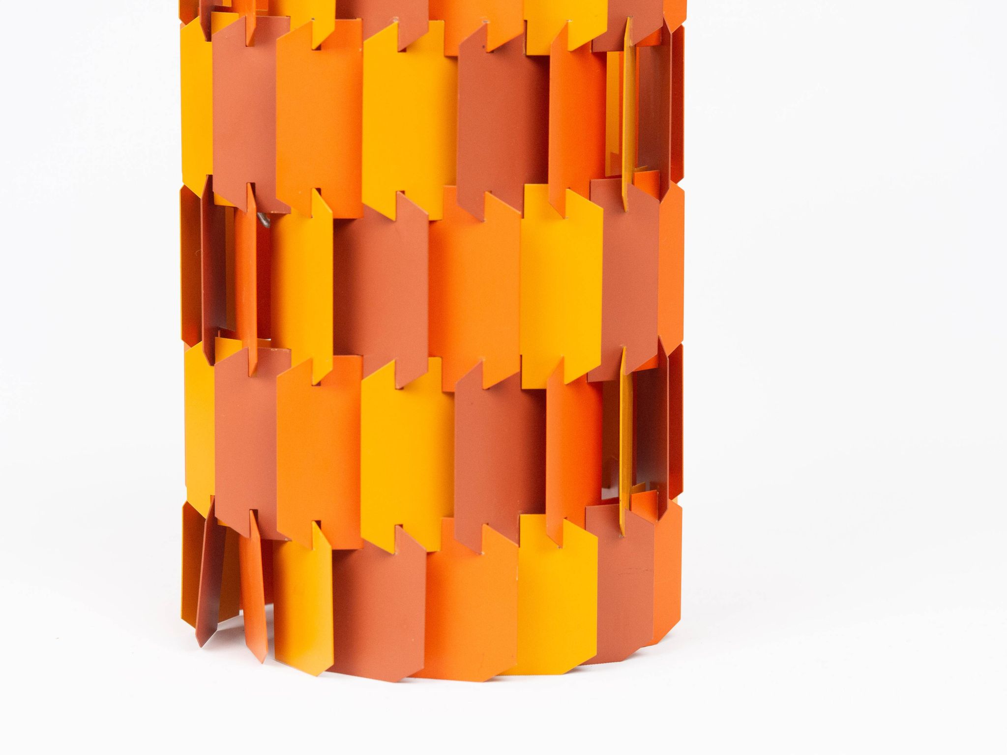 Vintage Danish pendant light Facet pop by Louis Weisdorf, Lyfa, 1972