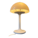 Vintage white Space Age Dijkstra mushroom table lamp