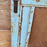 Burmese teak window mirror