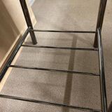End table in tube and glass