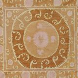 Vintage Turkish hand-knotted rug 133x154 cm