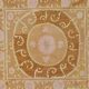 Vintage Turkish hand-knotted rug 133x154 cm