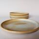 5 Montgolfier stoneware dessert plates