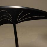 Set of 4 Post Modern Dining Chairs by Tetide Italy 1980s