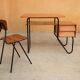 Bureau et chaise enfant vintage