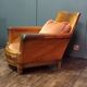 French leather armchair – Art Deco ca. 1915-1920