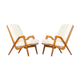 Midcentury Boucle Armchairs by Jan Vanek for ULUV, 1960s, Set of Two