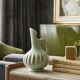 Ceramic vase B. Letalle Saint-Clément – model 9002 – celadon green – 18 cm