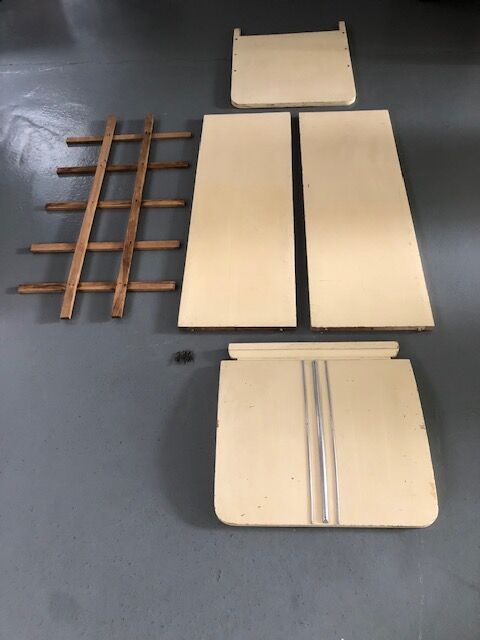 Vintage 50s baby cot