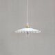 Suspension mini opaline ondulé