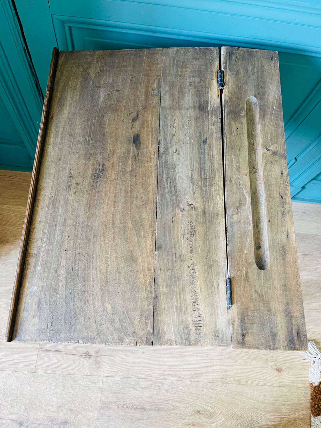 Old schoolmaster's desk