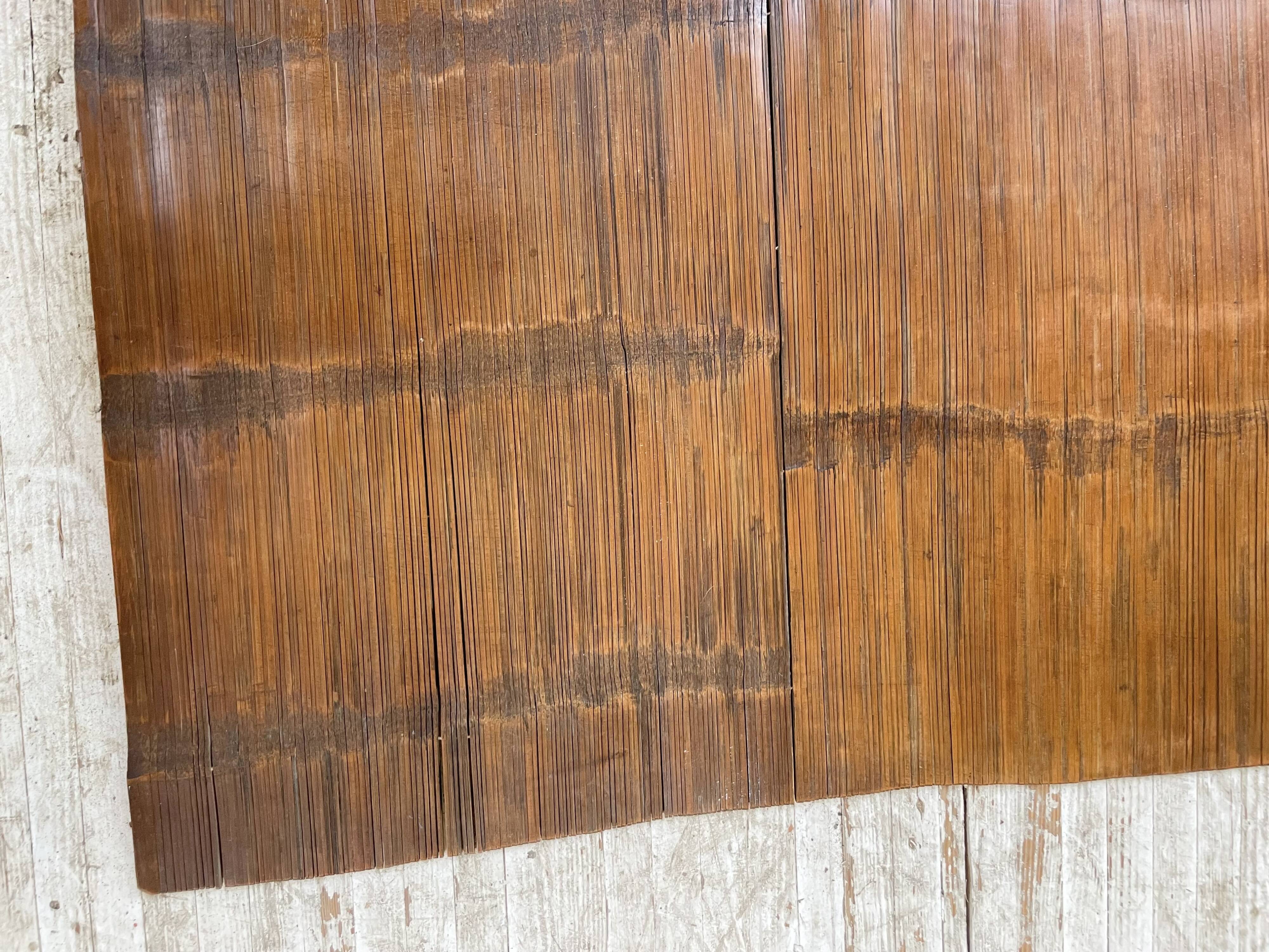 Tapis en bois tribu Akha Birmanie