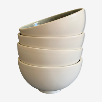 4 bowls Jars Tourron ash & white