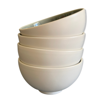4 bowls Jars Tourron ash & white