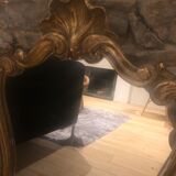 Louis xv style pediment mirror