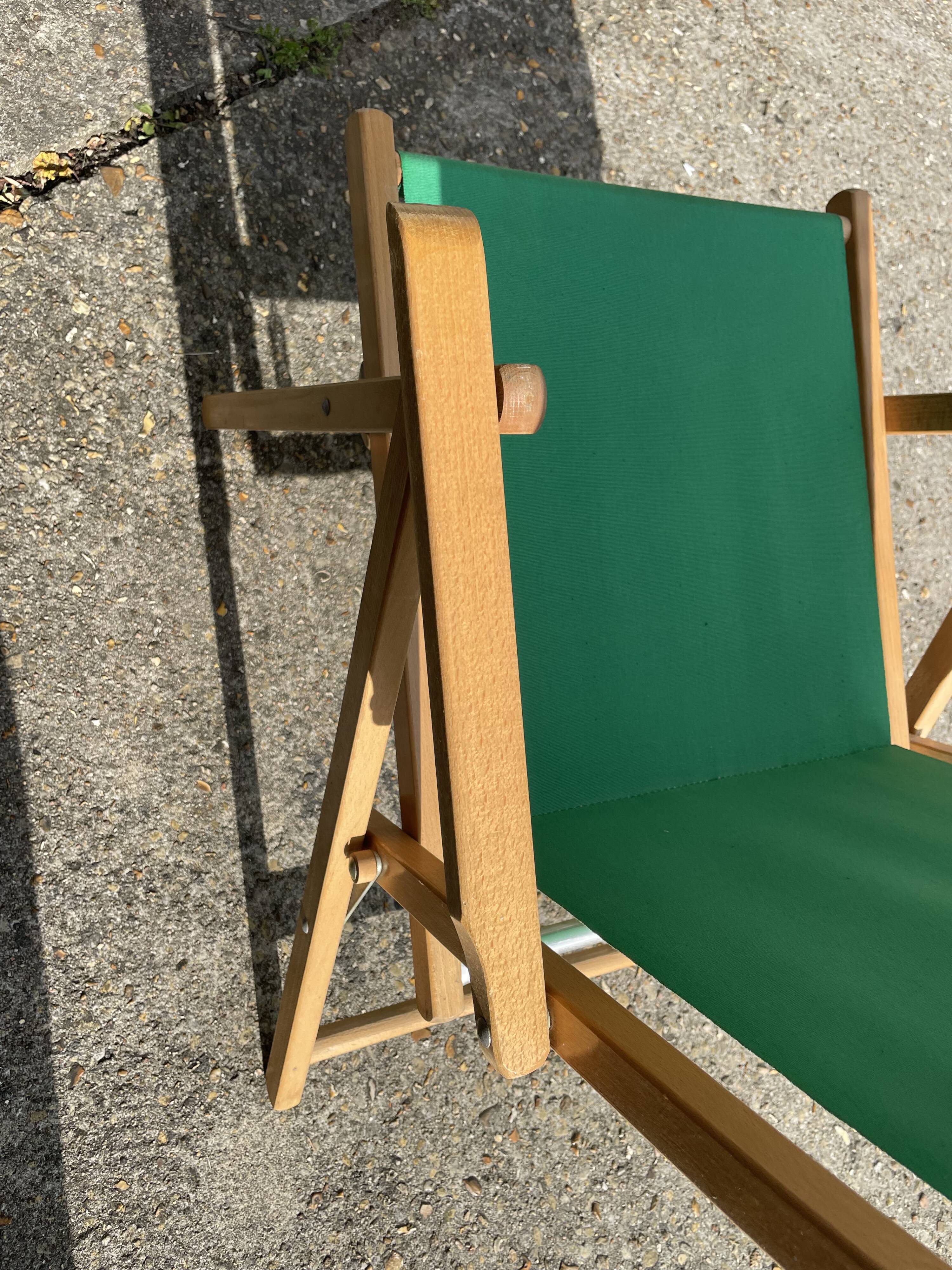 Vintage folding armchair