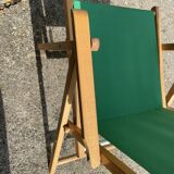 Vintage folding armchair