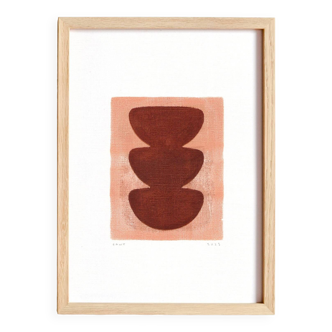 Painting on paper - H461 - Signed Eawy