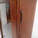 Antique oak display cabinet