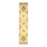 Tapis couloir turc Oushak fait main en laine et coton des années 1970, 98x171.