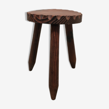 Brutalist tripod stool