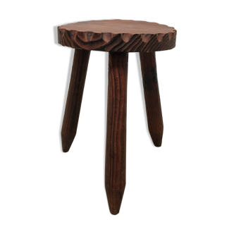 Brutalist tripod stool