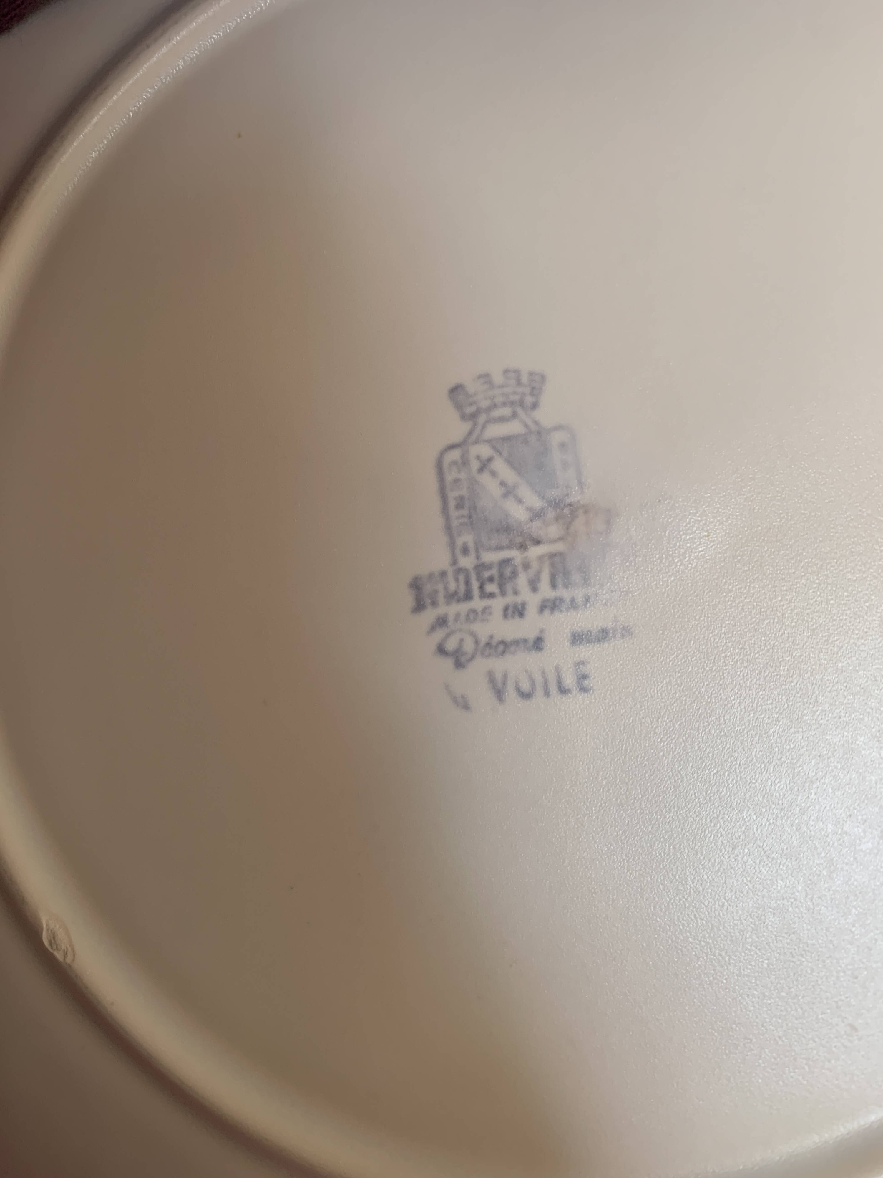 Niderviller dinner plates