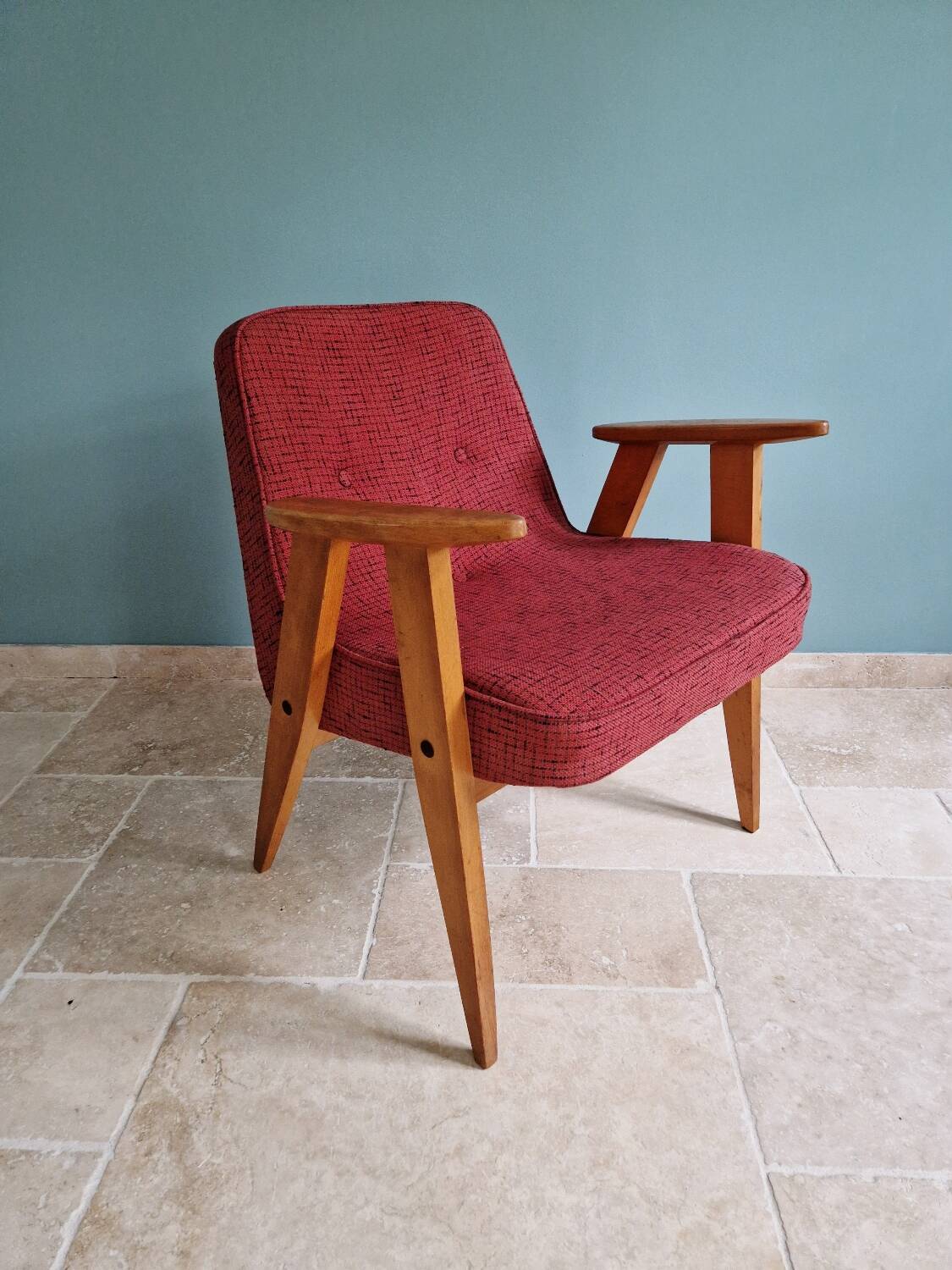 Designer armchair, Jozef Chierowski, model 366, 1960s