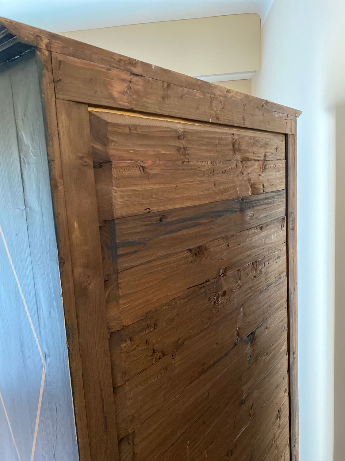 Painted nineteenth century cabinet