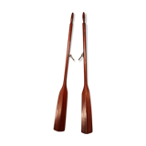 Old pair of oar in solid mahogany