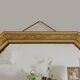 Small octagonal art nouveau mirror