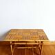 Bamboo coffee table in Audoux Minet vintage style from the 1960s.