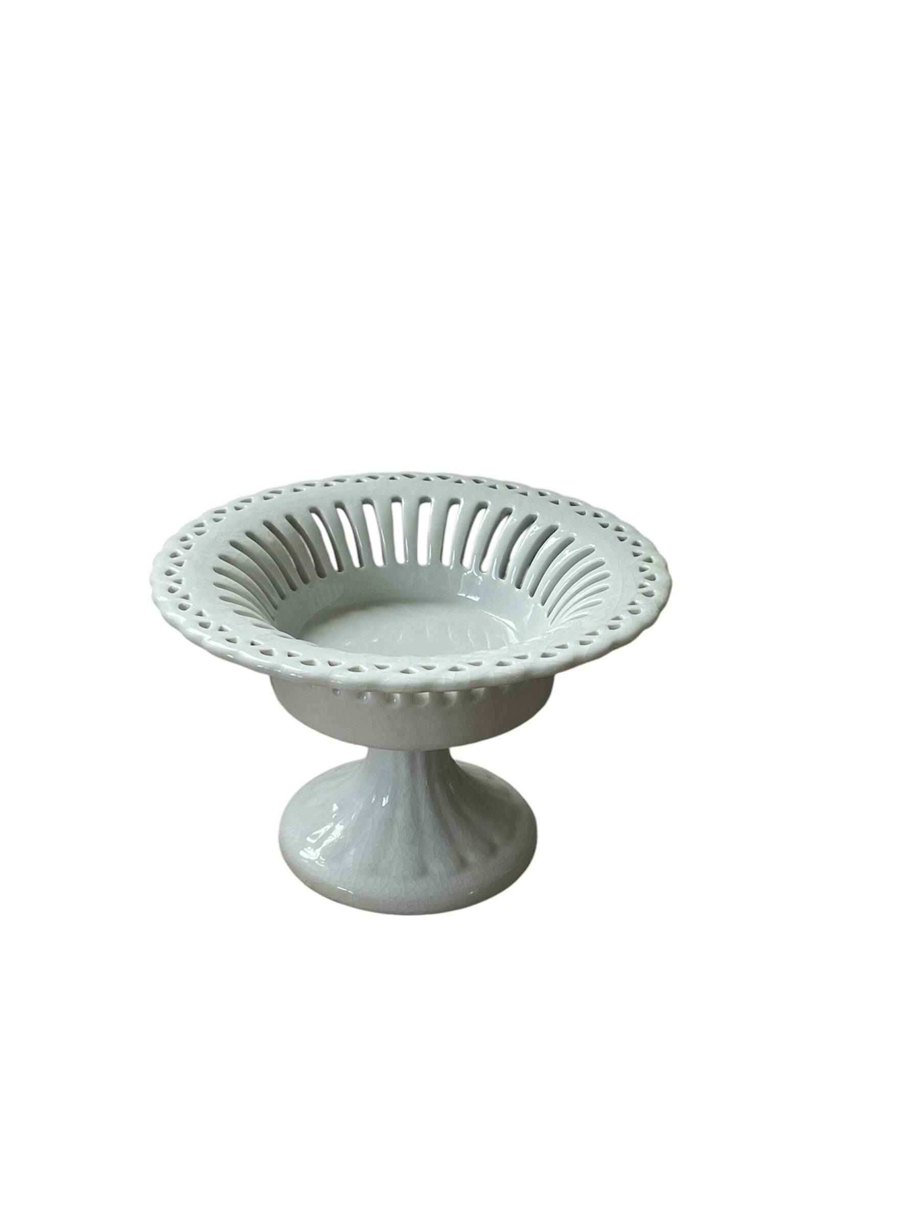 Vintage teak coupe salad bowl