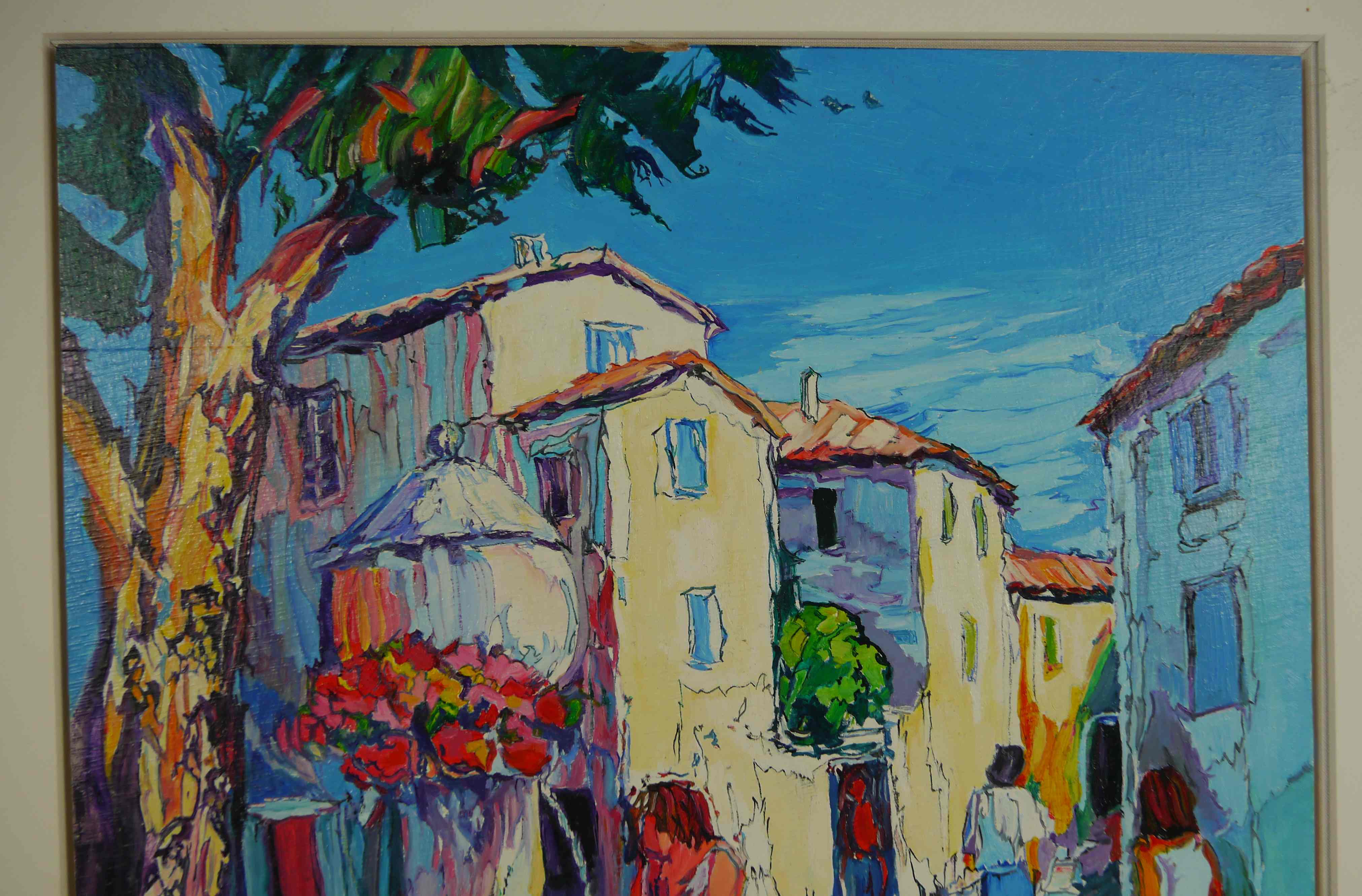 Oil painting by Onesta Franck