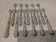 11 silver oyster forks, 800 Minerva style, Louis Philippe