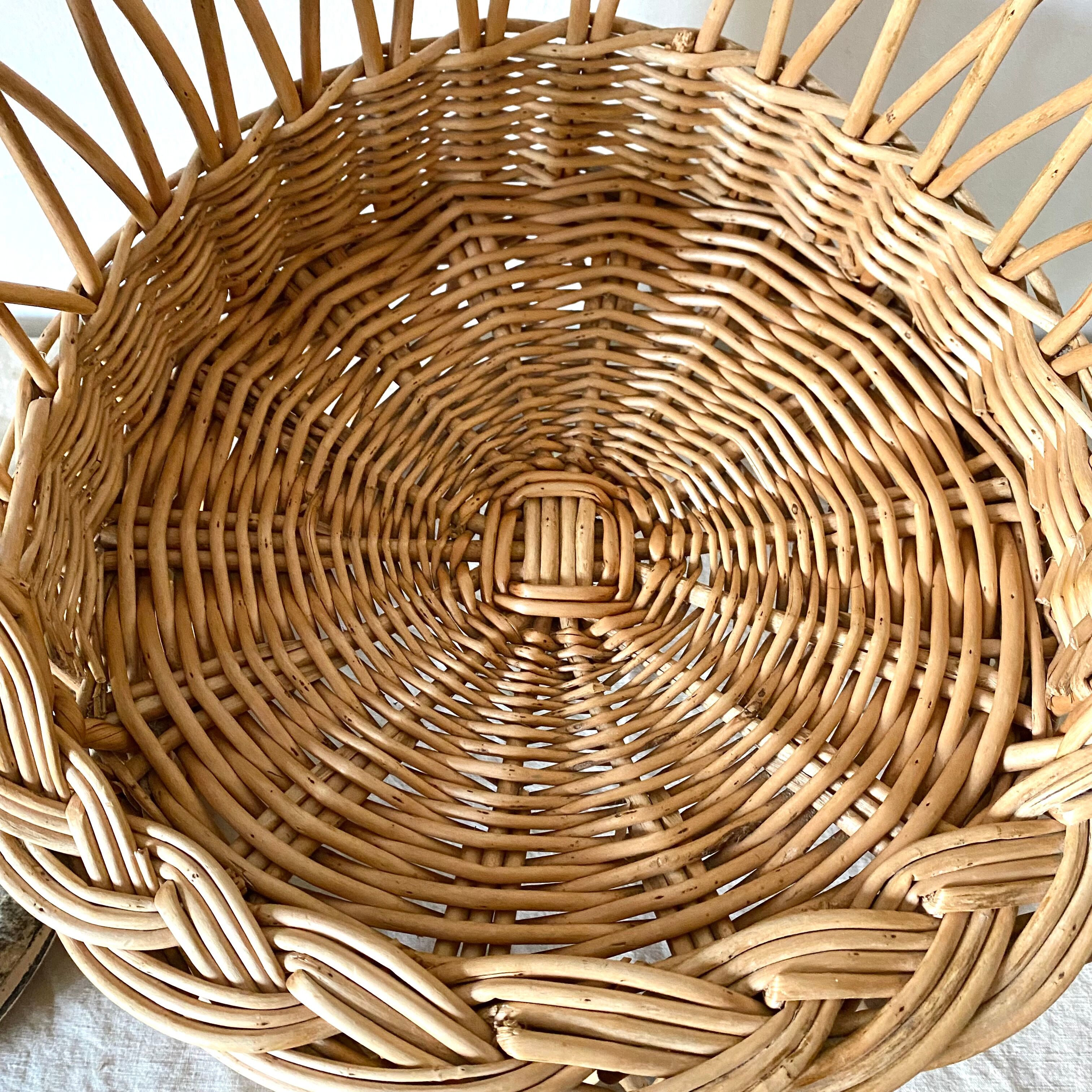 Vintage rattan armchair for children