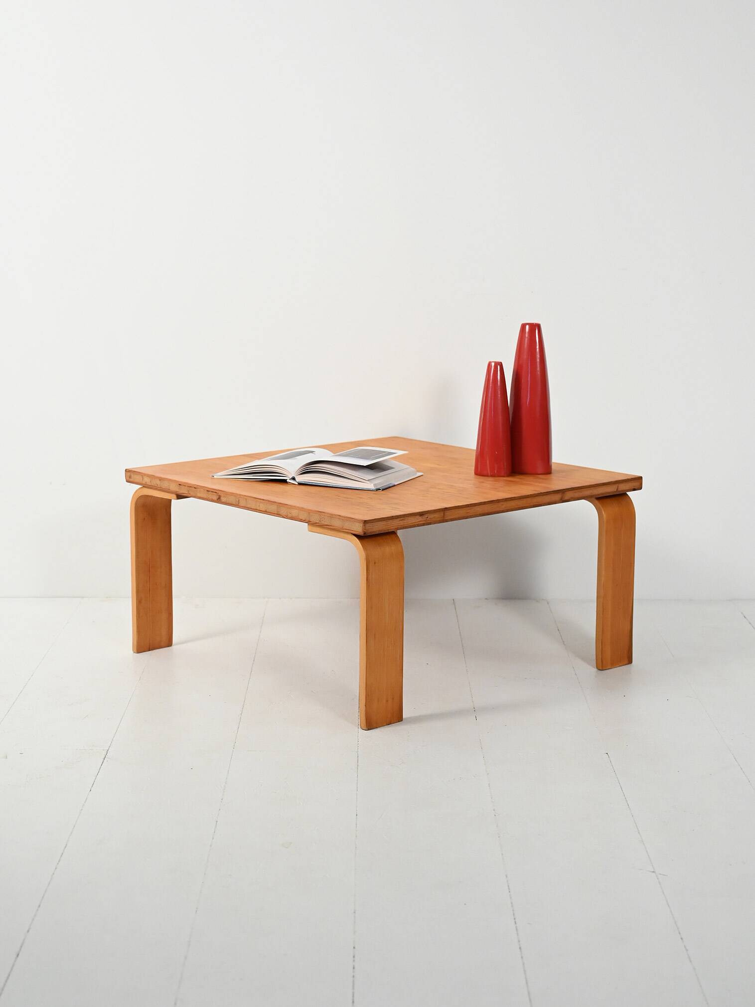Coffee table in pine and oak, 1960s