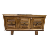 Art Deco sideboard in oak and oak veneer