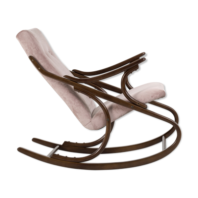 Rocking chair en bois courbé de TON, années 1960