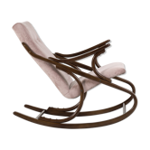Rocking chair en bois courbé de TON, années 1960