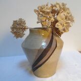 Vase en grès  vernissé