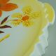 Cake plate by th. paetsch floral spray-painted decoration art deco
