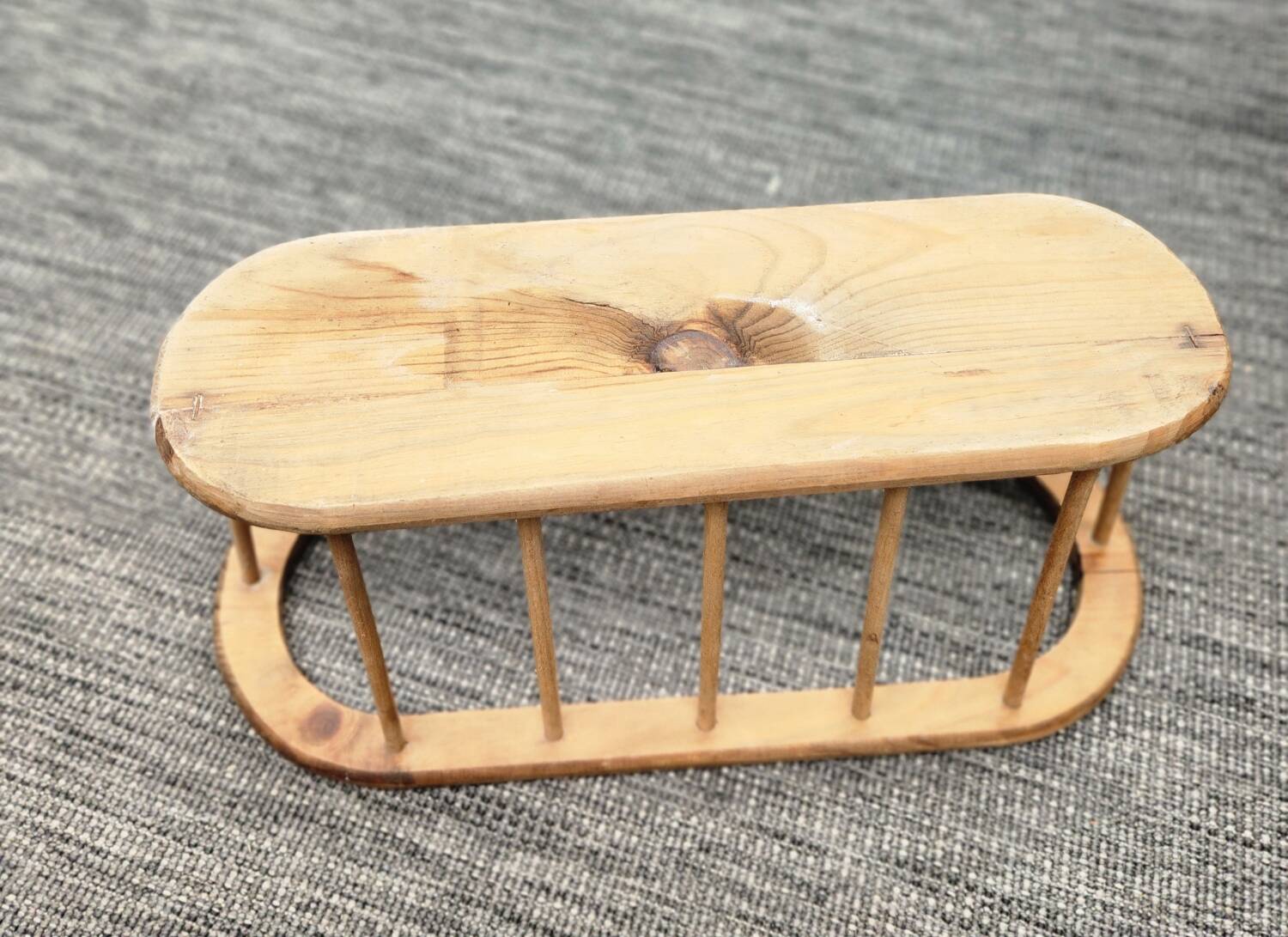 Wooden magazine rack, Scandinavian style