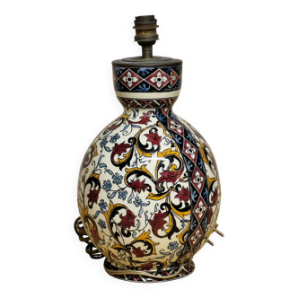 Vintage lamp base 'gien faience'