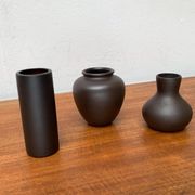 Minimalist German ceramic vases from the mid-century, Wormser Terra-Sigillata, 1960s, set of 3.