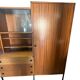 Arp, oak and metal bookshelf, 1960s