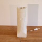 Vintage stone lamp in the style of Albert Tormos