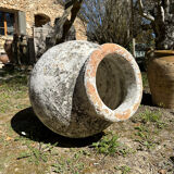 Old terracotta jar
