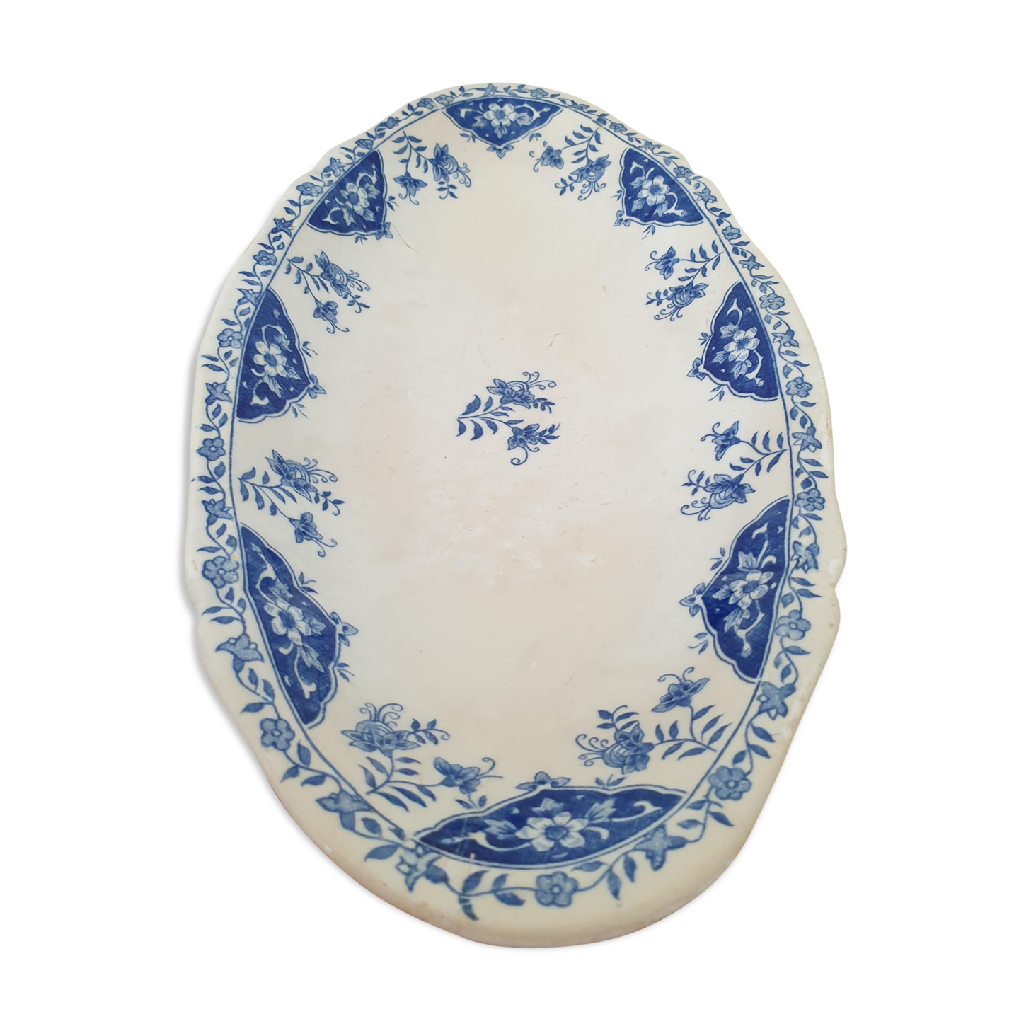 Ravier of the earthenware of Gien delft Paris