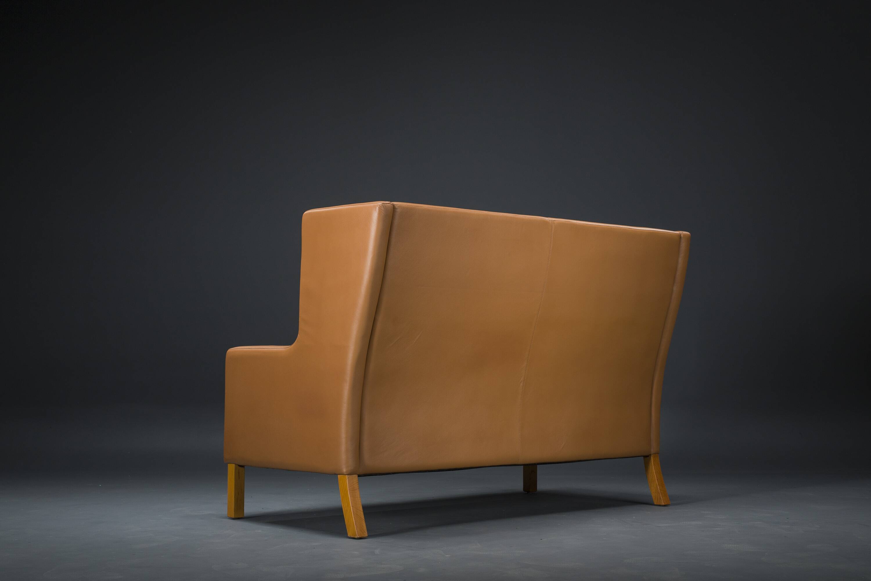 Leather Sofa 2292 by Børge Mogensen for Fredericia